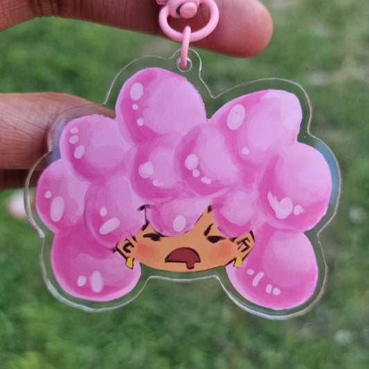 BELINDA BUBBLEGUM KEYCHAIN