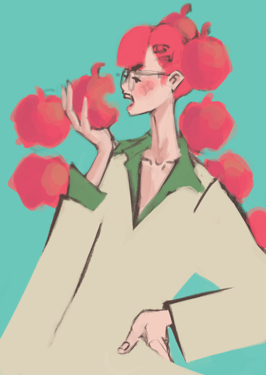 APPLE AiNGEL - A6 ART PRINT