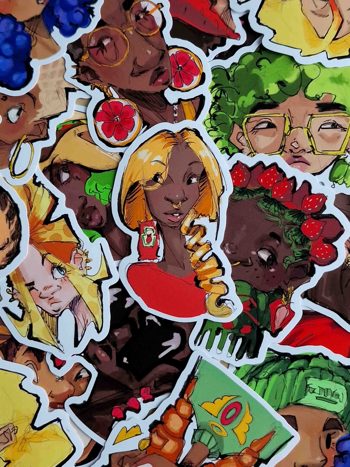 FOOD STICKERS SERIES 2