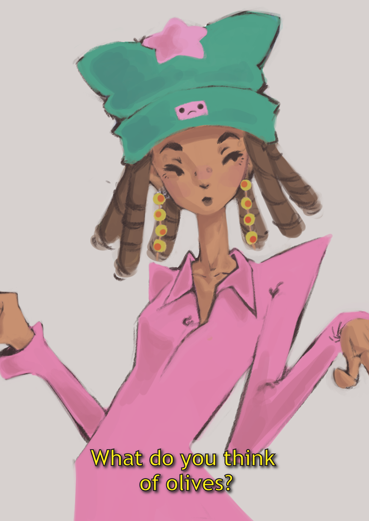 OLIVE AiNGEL - A6 ART PRINT